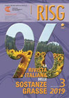 Rivista Italiana delle Sostanze Grasse雜志封面